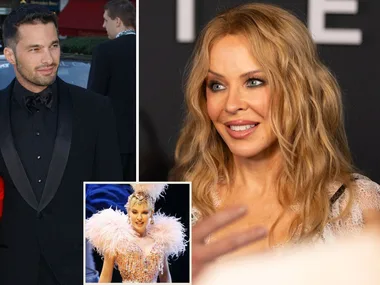 Kylie Minogue and Olivier Martinez