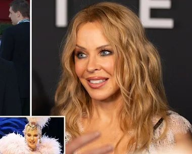 Kylie Minogue and Olivier Martinez