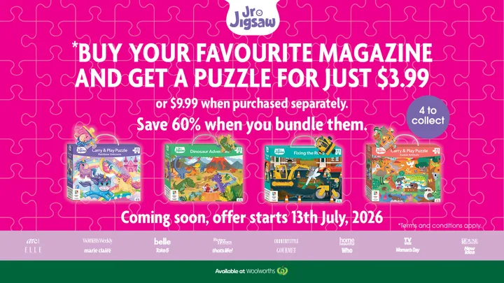 New Junior Jig Saw Collection Lands At Woolworths For Just $3.99 With a Participating Magazine