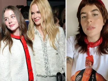 Nicole Kidman with Sunday and Faith, and Bella