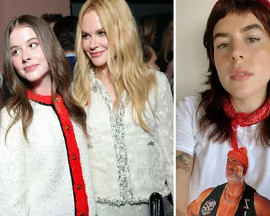 Nicole Kidman with Sunday and Faith, and Bella
