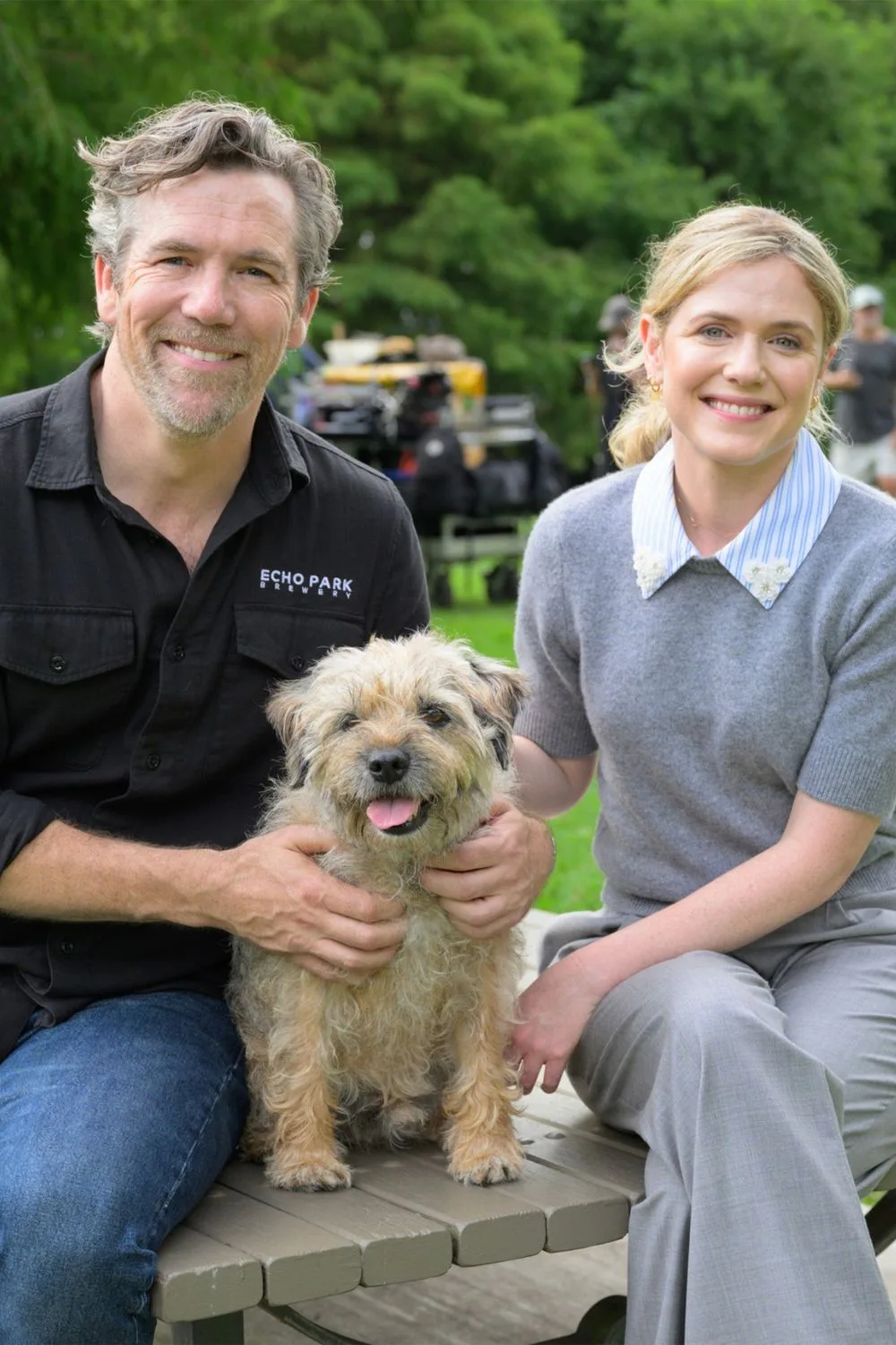Patrick Brammall and Harriet Dwyer