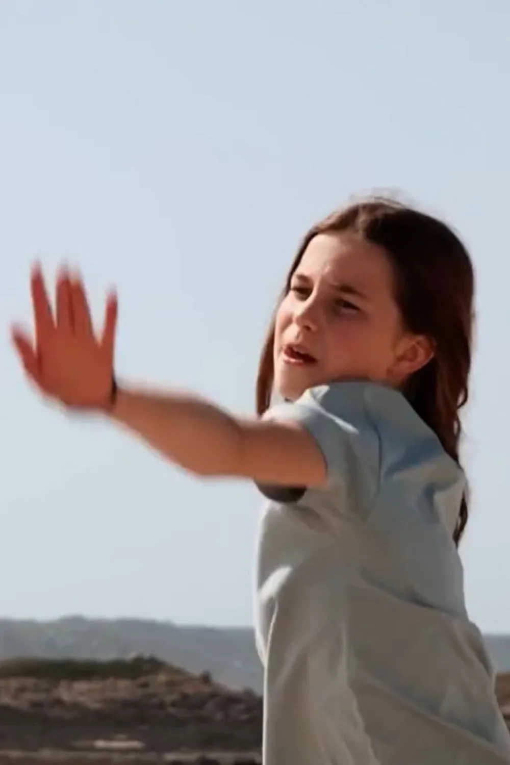 Princess Charlotte playing cricket