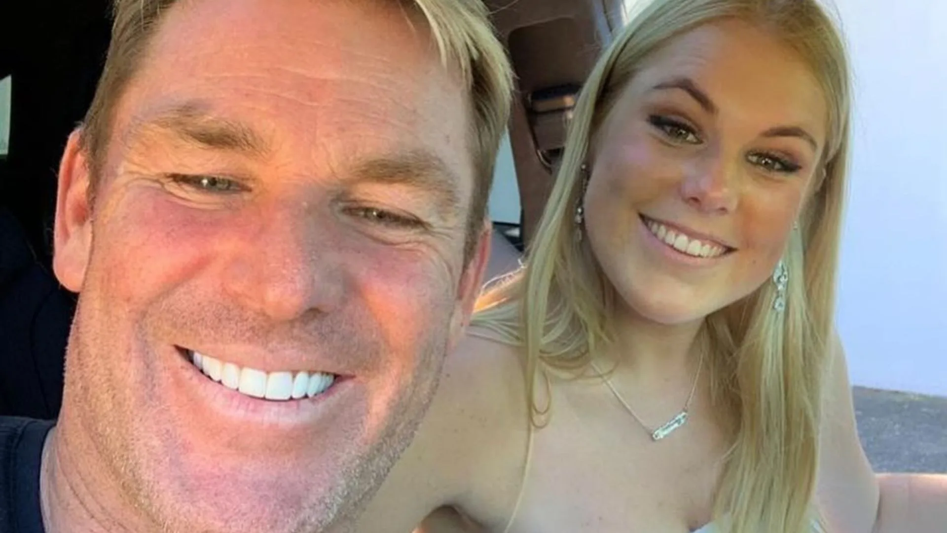 Shane Warne and Brooke Warne