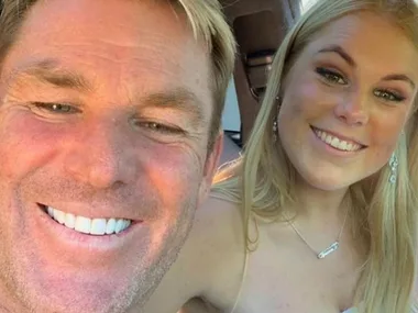Shane Warne and Brooke Warne