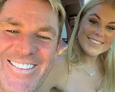 Shane Warne and Brooke Warne