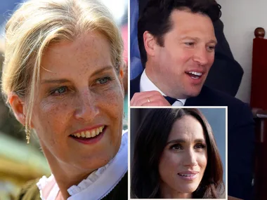 Sophie, Duchess of Edinburgh, the "hot equerry" and Lady Louise and Meghan, Duchess of Sussex