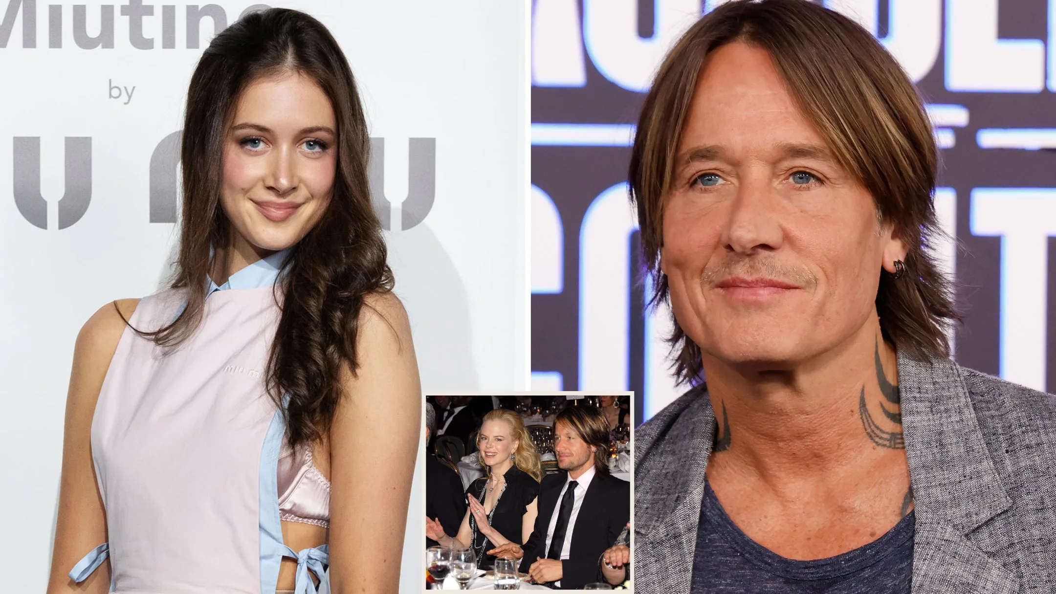 Sunday Rose, Keith Urban and Nicole Kidman