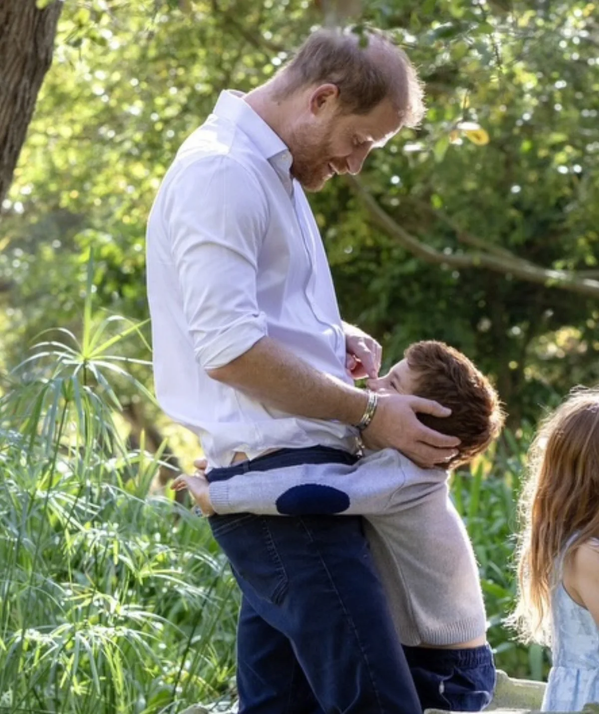 Proud dad: Harry knows what it was like growing up in the spotlight and doesn't want that for his son, Archie. (Instagram)