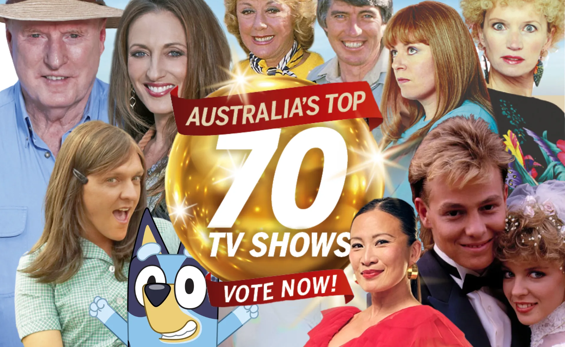 nowtolove.com.au - TV WEEK team - Vote for Australia's favourite TV shows of the past 70 years