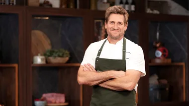 Curtis Stone in the MasterChef Australia kitchen.