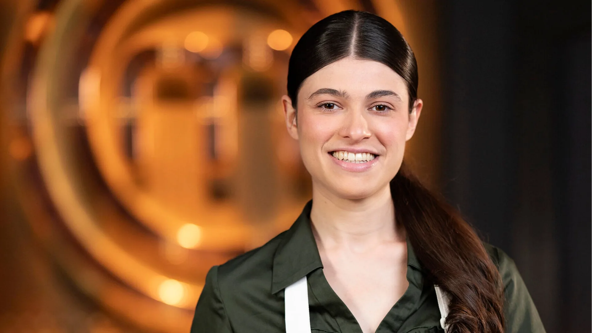 Bella Di Conza in the MasterChef Australia kitchen.