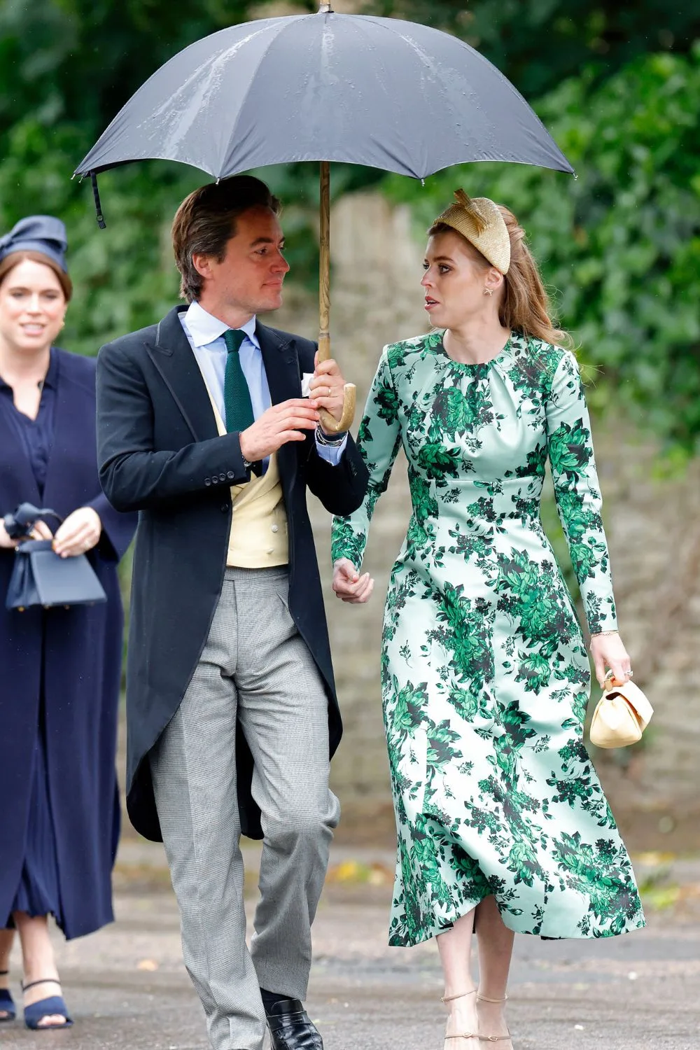 Edo Mapelli-Mozzi and Princess Beatrice at Peter Phillips' wedding