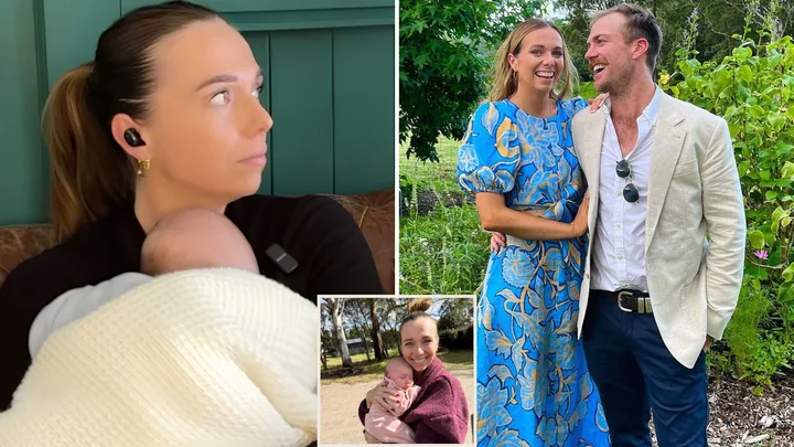 ‘Really tough’: Farmer star tells of secret struggle weeks after baby born