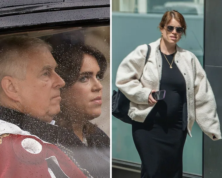 Princess Eugenie and Andrew Mountbatten Windsor