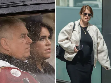 Princess Eugenie and Andrew Mountbatten Windsor