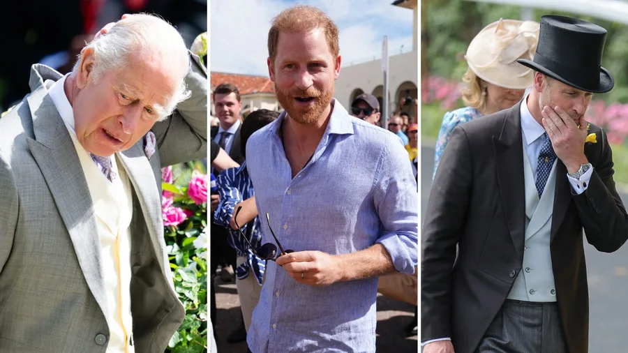 King Charles, Prince Harry and Prince William