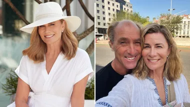 A man and a woman and the same woman on her own