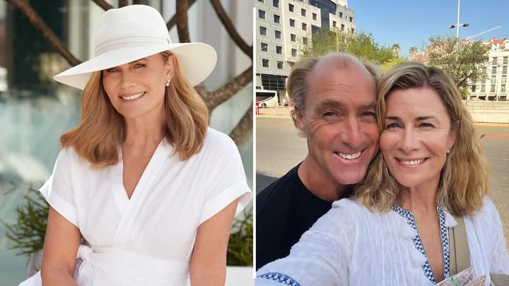 A man and a woman and the same woman on her own