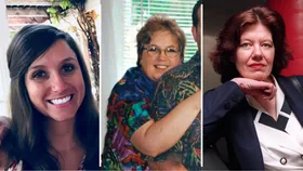 killer authors Kouri Richins, Nancy Brophy and Anne Perry