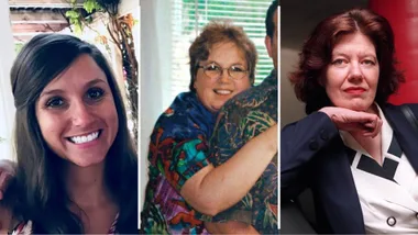 killer authors Kouri Richins, Nancy Brophy and Anne Perry