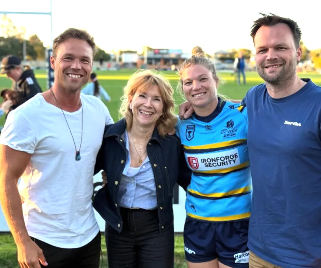 Jackie Green and her kids: Lincoln Lewis, Jamie Lee Lewis, Mitchell Lewis