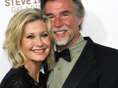 Chloe Lattanzi, Olivia Newton-John and John Easterling