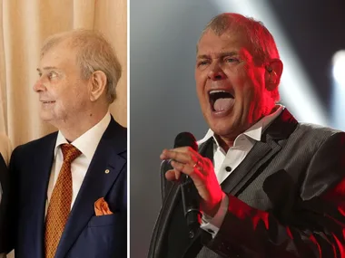 John Farnham and his son Rob