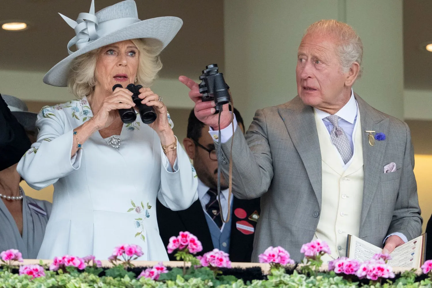 Koningin Camilla en Koning Charles op Ascot