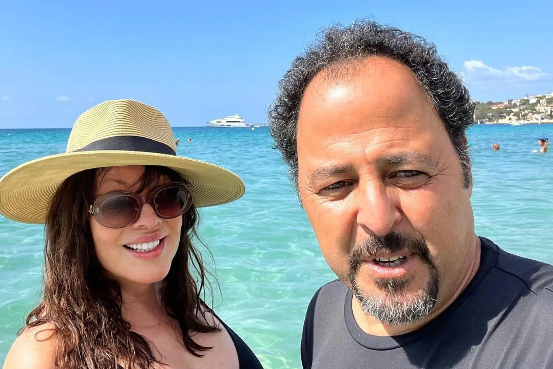 Linda Kozlowski and her husband Moulay