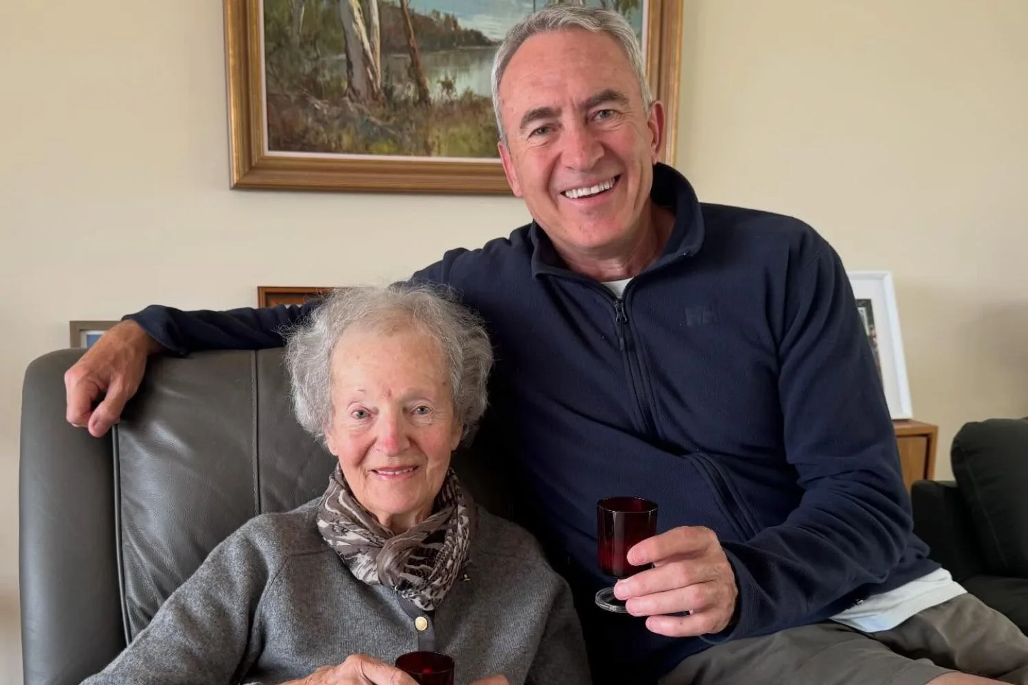 Mark Beretta and mum Joan