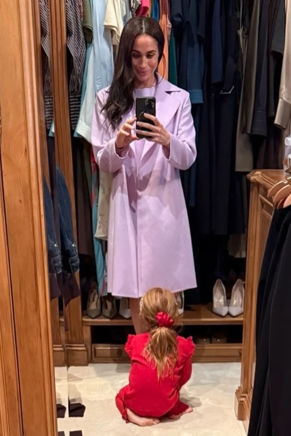 Meghan Duchess of Sussex and Princess Lilibet
