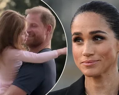 Prince Harry, Princess Lilibet and Meghan Markle