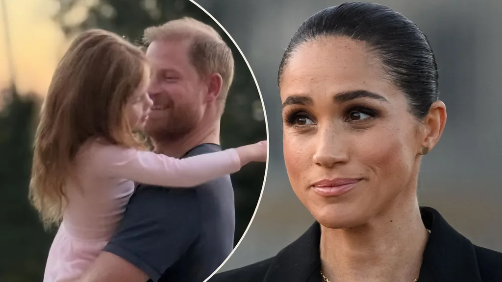 Prince Harry, Princess Lilibet and Meghan Markle