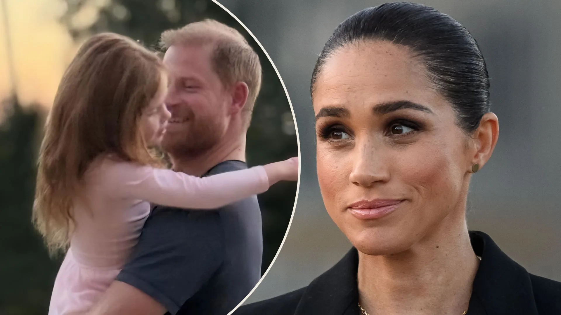 Prince Harry, Princess Lilibet and Meghan Markle