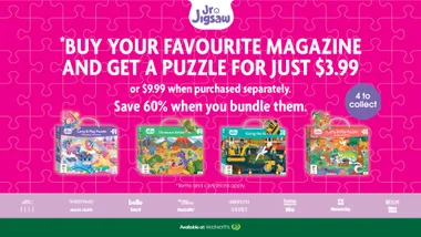 New Junior Jig Saw Collection Lands At Woolworths For Just $3.99 With a Participating Magazine