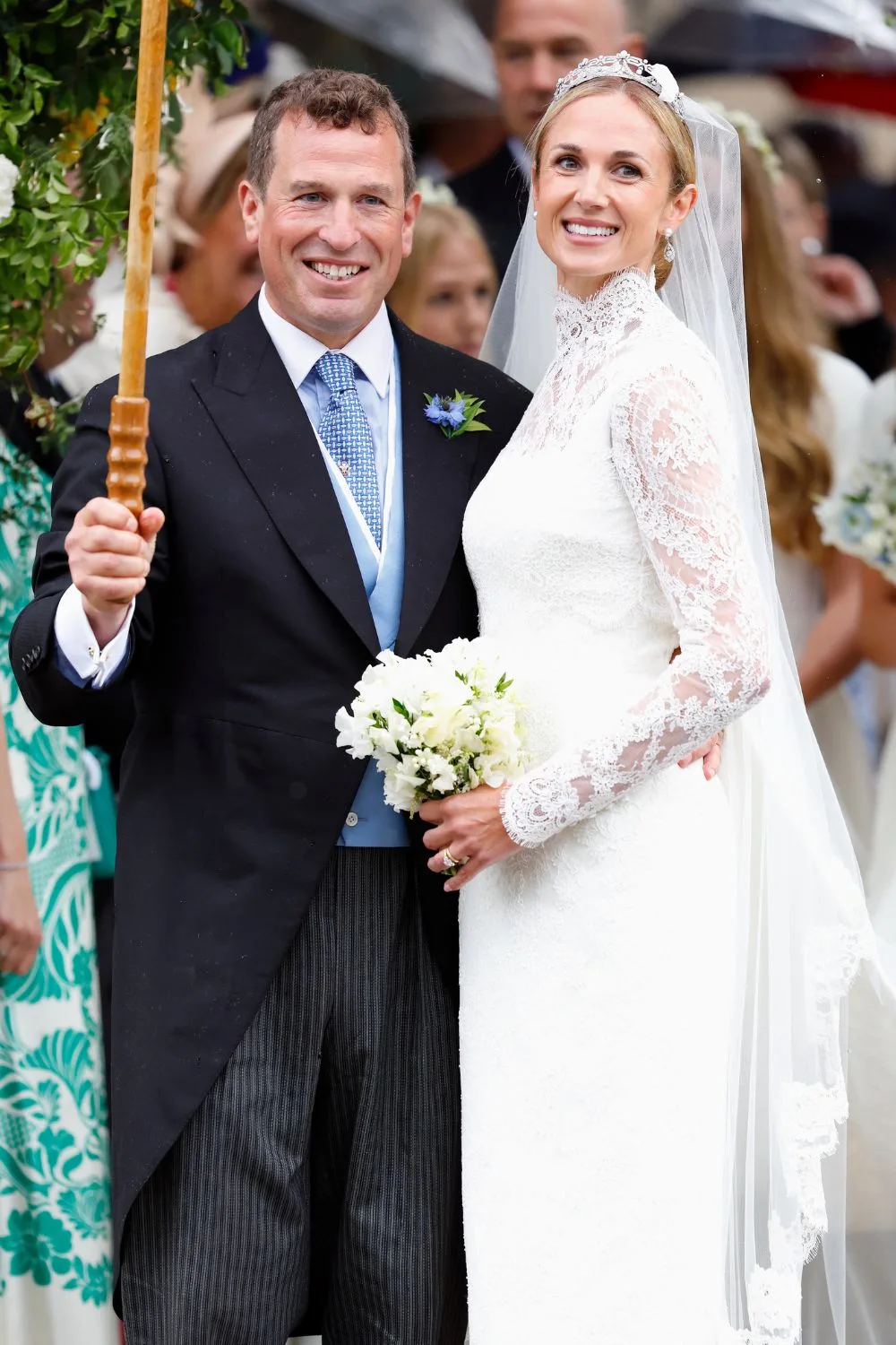 Peter Phillips and his wife Harriet