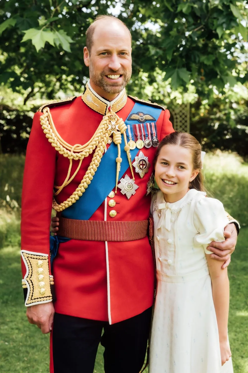 Prince William with Princess Charlotte