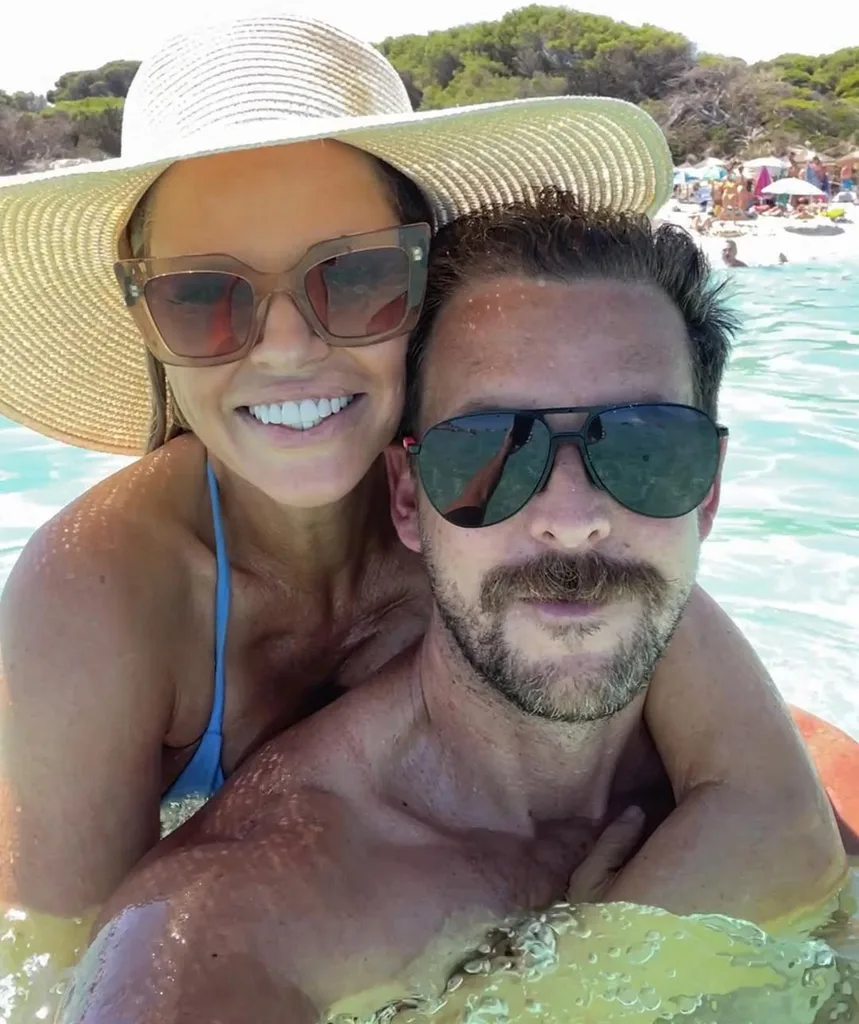 Sophie with husband Joshua Gross.