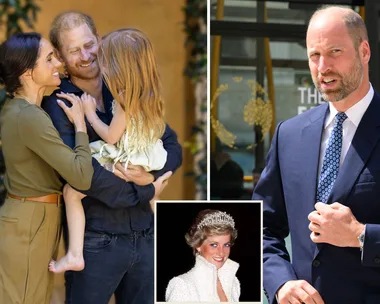 Harry and Meghan, Prince William and Princess Diana