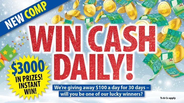 Take 5 Win Daily Cash Competition 2026