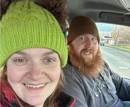 Me and my husband Derek. (Image: Supplied)