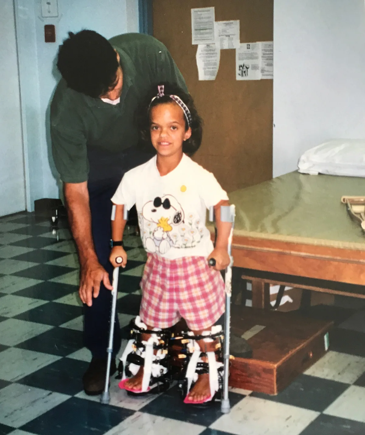 Me during the first phase of limb lengthening. (Image: Supplied)