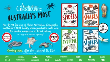 Australian Geographic “Australia’s Most” Books Have Arrived At Coles