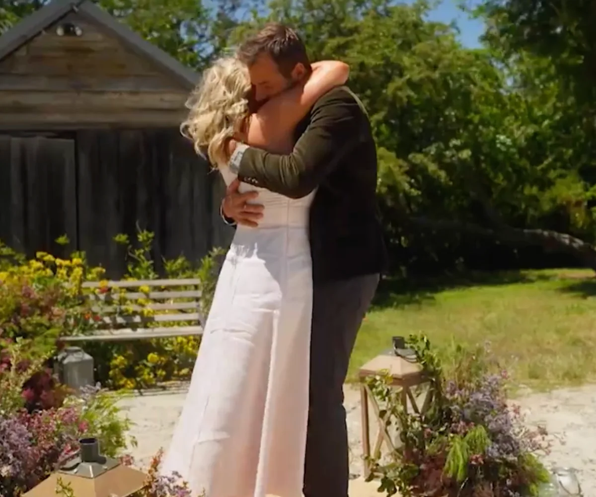 Farmer Wants A Wife Brodie and Jarrad during finale