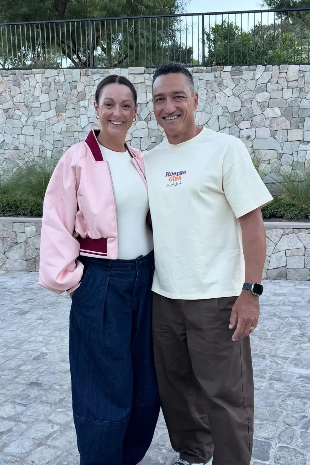 Celeste Barber and husband Api Robin