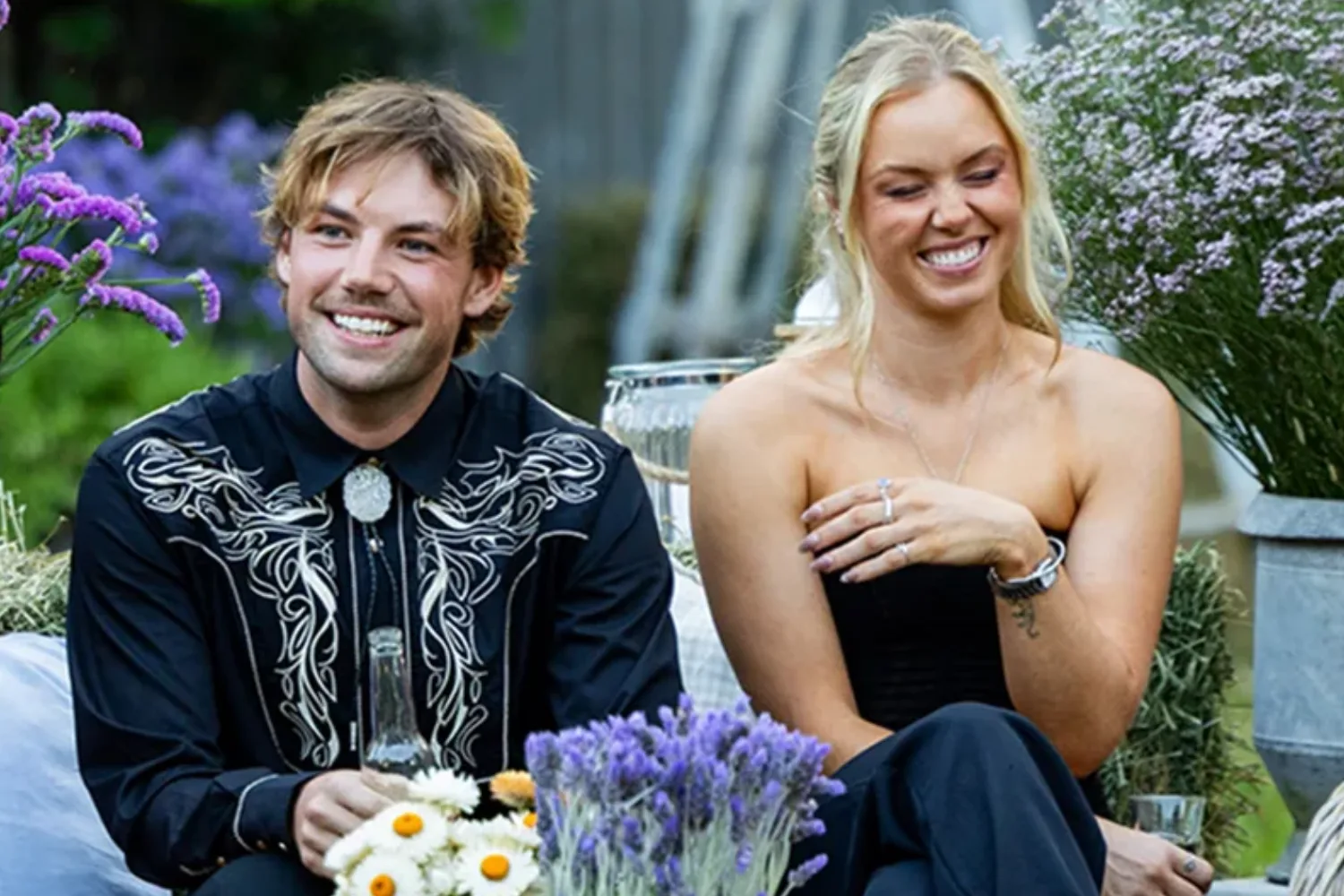 Farmer Dylan and Lily on Farmer Wants A Wife 2026