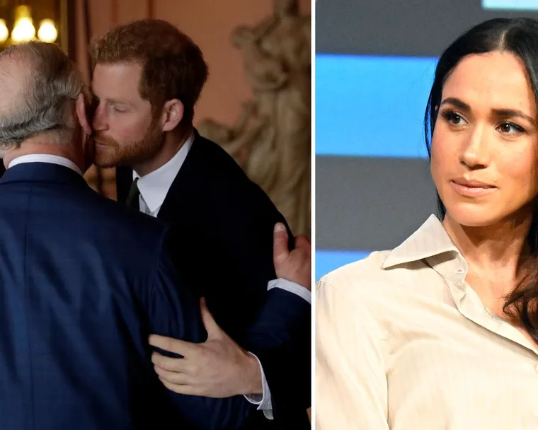 King Charles, Prince Harry and Meghan Markle
