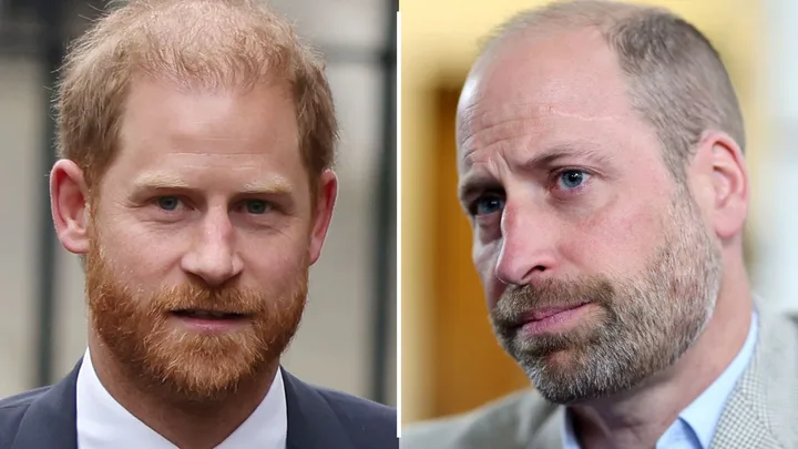 Feuding Princes Harry and William come face to face at last!