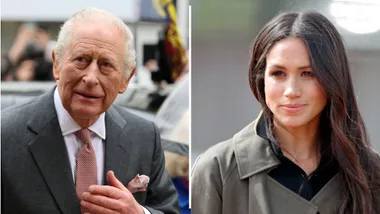 An older man and a younger woman